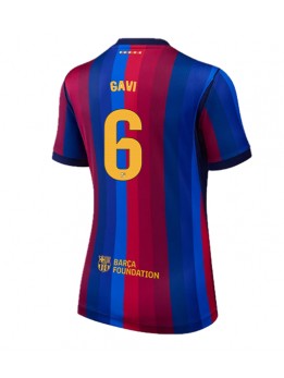 Zenske Futbalové oblečenie Barcelona Paez Gavi #6 2026-27 Krátky Rukáv - Domáci Zenske Futbalové oblečenie Barcelona Paez Gavi #6 2026-27 Krátky Rukáv - Domáci